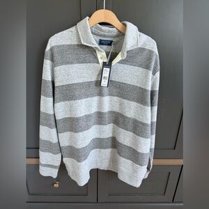 NWT Vineyard Vines Striped Surfside Ultimate Gray Cam Shirt • XL